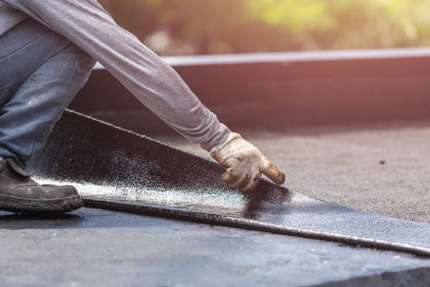 Professional Emergency Waterproofing technician working in Atlanta, IL